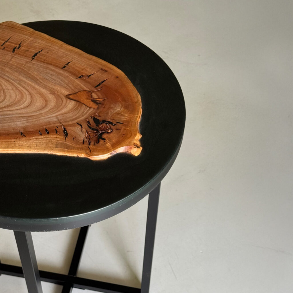 Avocado Wood Sidetable