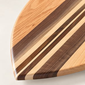 Cardiff surfboard coffee table in a coastal living room